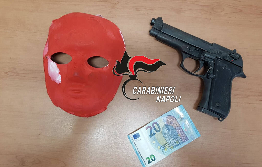 rapina maschera 20 euro